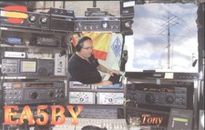 RADIO HAM QSL CARD - EA5BY