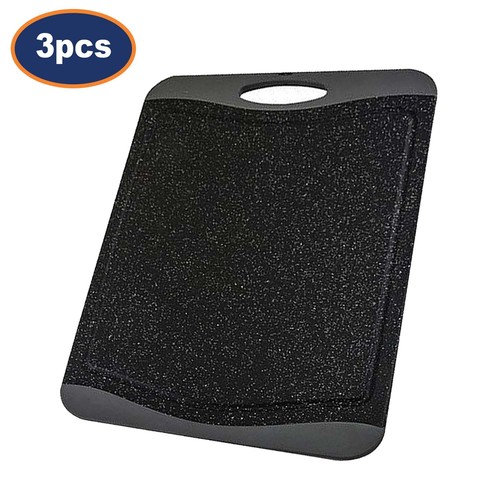 Plastic cutting board black - board,