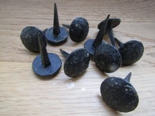 Pack of 10 ROUND HAMMERED 30mm