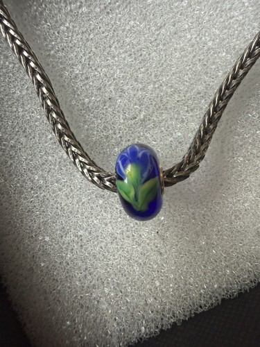 Trollbeads unique blue tulip - unique,
