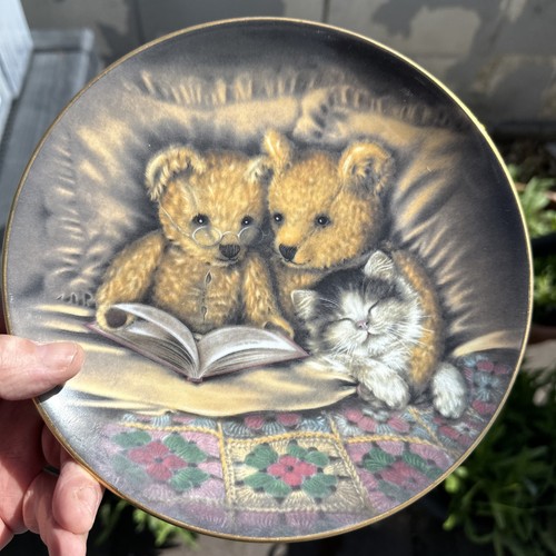 Teddy bear decorative plate - teddy,