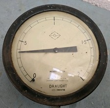 Large Brass Retro steampunk  Industrial Water Gauge Cambridge Instrument Co