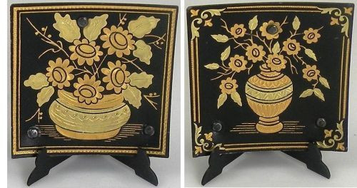 Damascene gold flower - damascene,