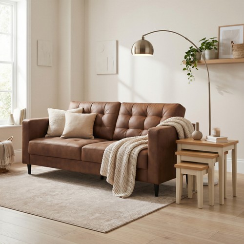 Jolene tan faux - tan, leather