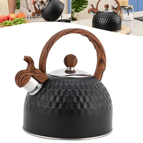 Stainless steel whistling tea - steel,