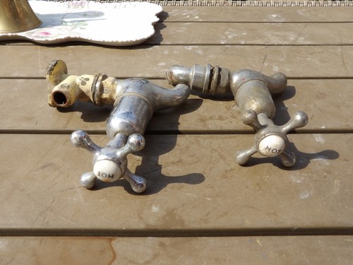 Vintage taps chromed marked - 2,