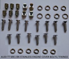AUDI TT MK1 ENGINE COVER BOLT SET STAINLESS STEEL 180BHP 225BHP BAM APX 8N 98-06