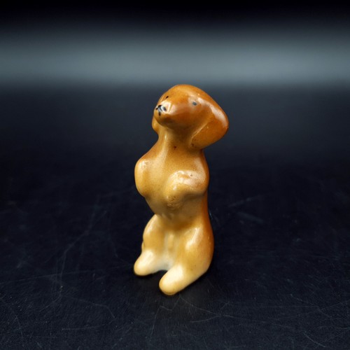 Miniature dog figurine - , german