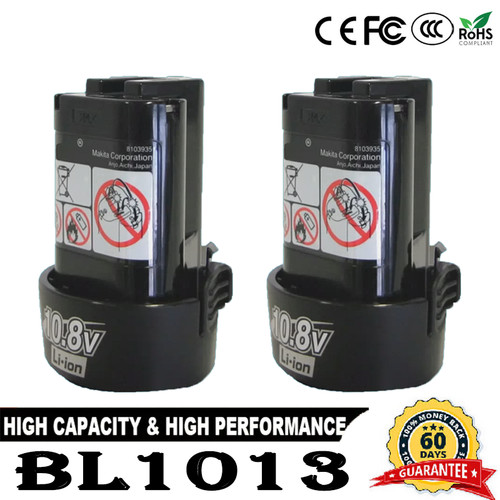 2pack for makita bl1013 - 2pack, 10.8v
