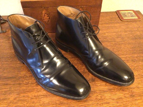 Loake black chukka boots - chukka, size