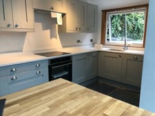 Ice Snow White Quartz Kitchen