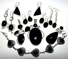 Selection Black Onyx gemstone