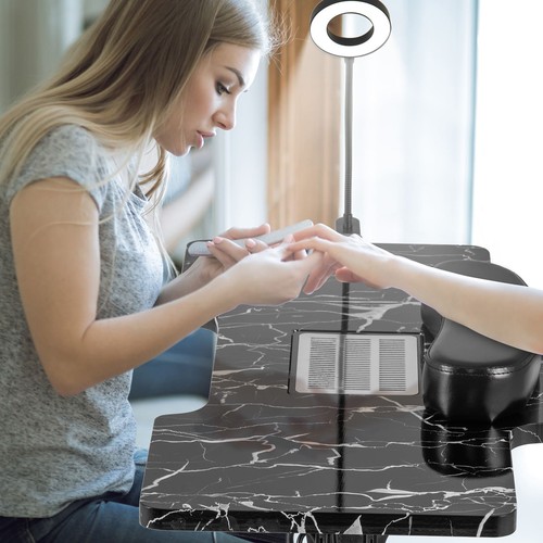 Folding manicure table with - folding,