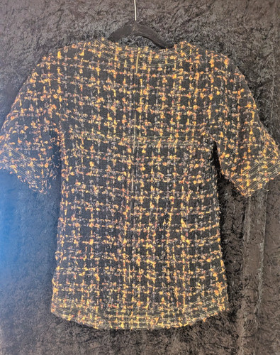 Chanel tweed jacket top 19a - chanel,