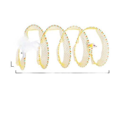 Foldable coil spiral toy - foldable,
