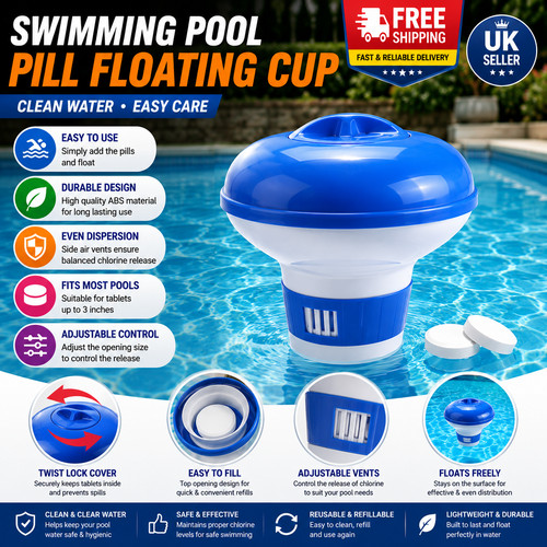 Floating chlorine dispenser - chlorine,