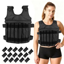 Weighted Vest 10KG/20KG Gym Running Fitness Sports Training Weight Loss Jacket