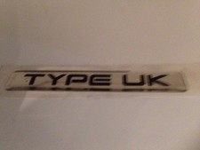 Type UK badge fits Subaru impreza WRX STI Hawkeye rear badge