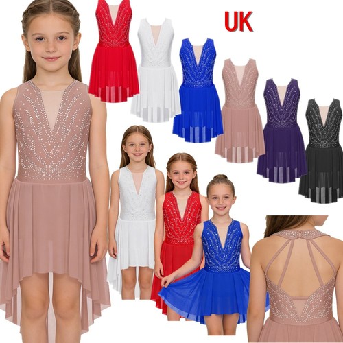 Girls lyrical dance costume - uk,