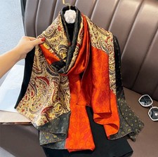 Large Imitation Silk Scarf(180 by 90cm)