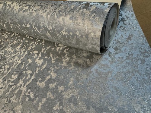 Velvet crushed foil silver - crushed,