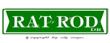 RAT ROD ALUMINUM ST SIGN  Free
