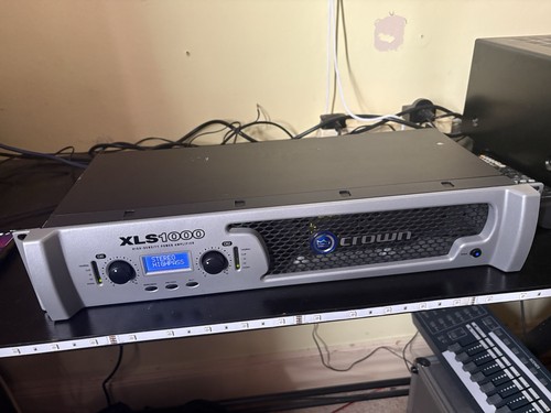 Crown xls1000 amplifier - crown,