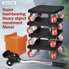 500kg Hand Dolly Furniture Mover Trolley Cart Heavy Duty Moving Tool Set