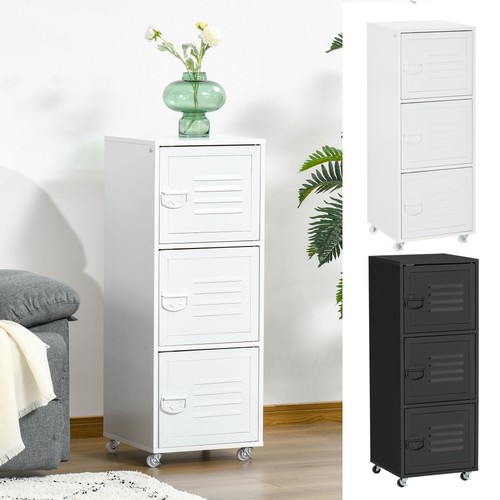 Rolling storage cabinet tier - rolling, 3-tier
