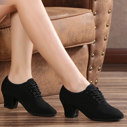 Ladies faux suede - sole, dance
