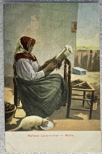 Maltese lace worker - maltese,