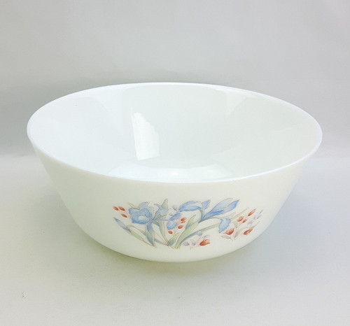 Pyrex blue iris large 23 - pyrex,