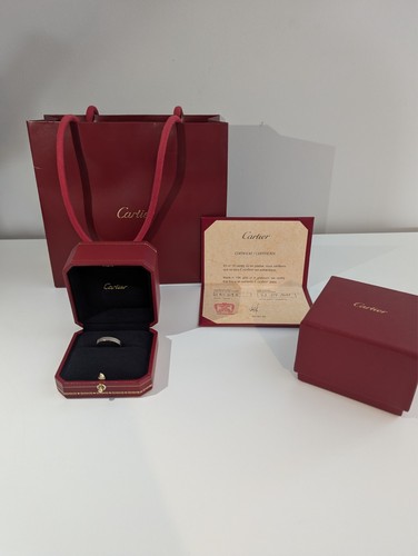 Cartier love ring 18ct white - ring,