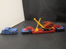 B628-MATCHBOX MAJOR PACK M-6 PICKFORDS CRANE TRANSPORTER AND A RUSTON BUCYRUS