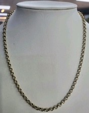 Solid 9ct Gold Round Belcher