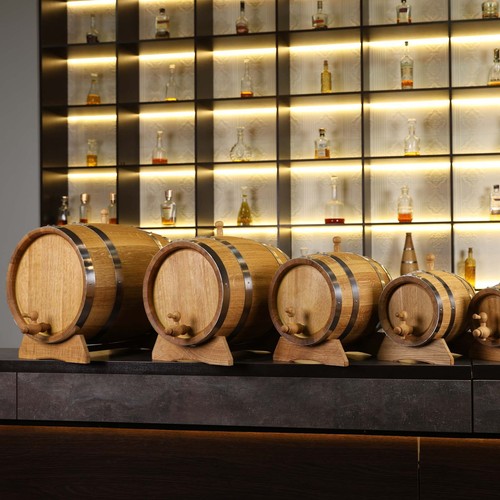 Charred oak aging barrel - oak,