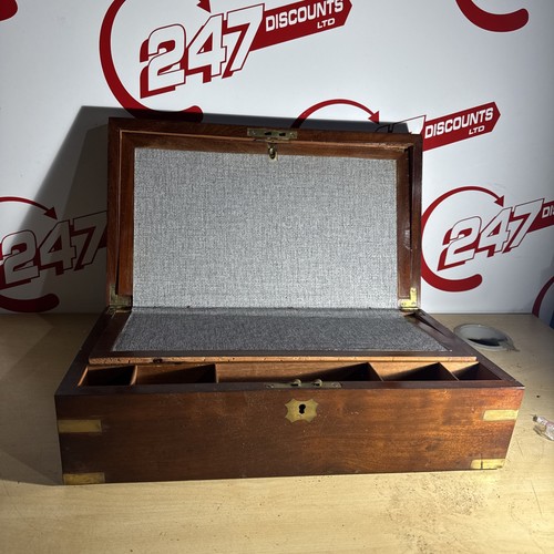 Antique wooden writing box - wooden,