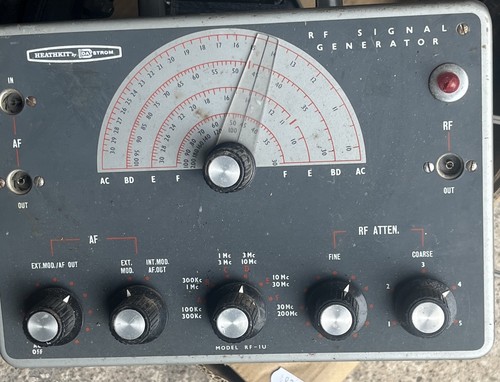 Heathkit valve rf signal - valve,