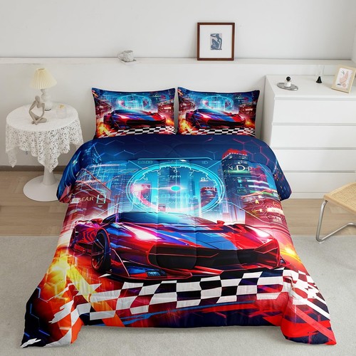 Feelyou boys red race car - boys, full