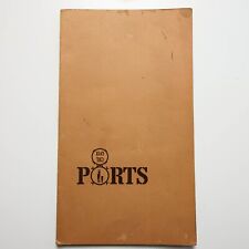 Vintage Kon Tiki Ports Menu