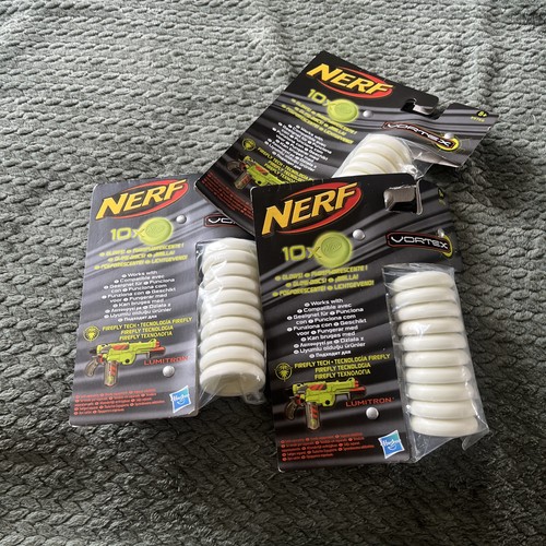 Hasbro nerf vortex glow in - x3,