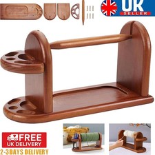 Wooden Yarn Holder Rotatable Wool Yarn Winder Knitting Accessories Crocheting UK