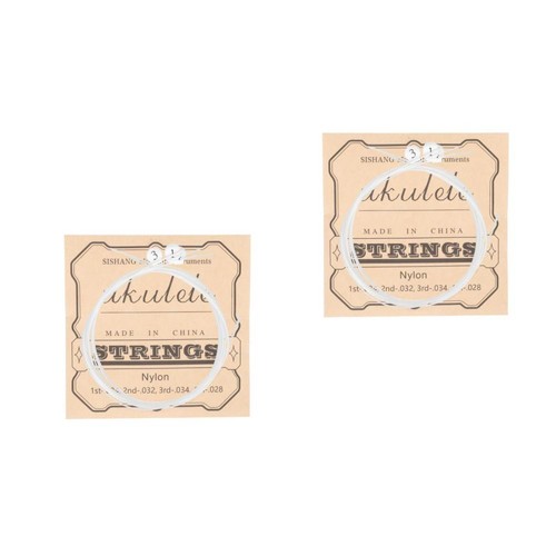 8sets white nylon ukulele - nylon,