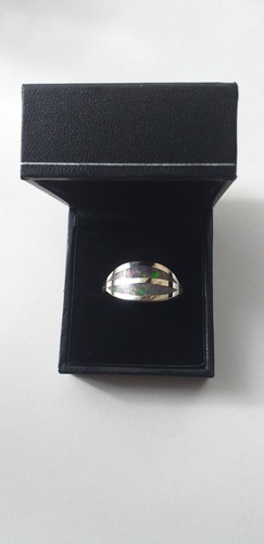 925 sterling silver opal ring