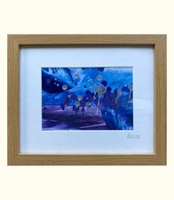 Original Abstract Wax Painting