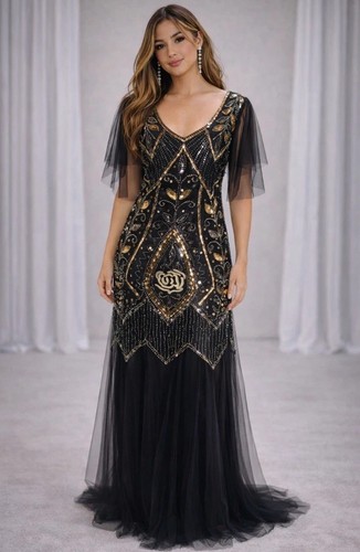 Vtg masquerade ball sequin - vtg,