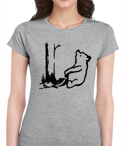 Bear trap banksy ladies - ladies, t