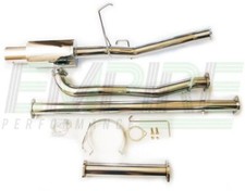 Scarico  Exhaust acciaio inox  catback turbo Mitsubishi Lancer Evo 7 03-07