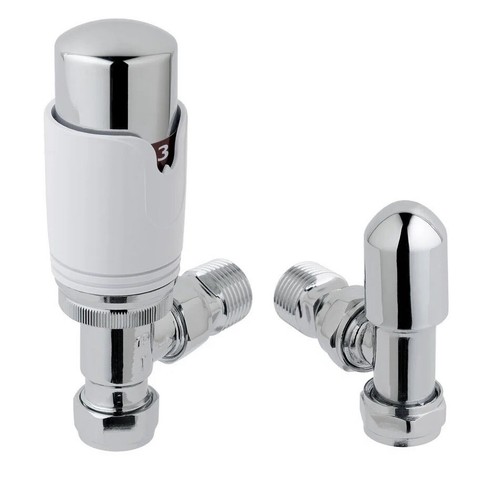 Angled thermostatic radiator - thermostatic,