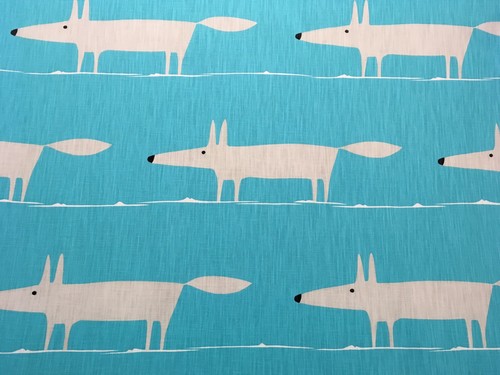 Scion fox curtain - fox", cushion